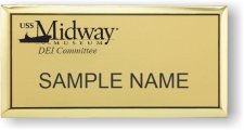 (image for) USS Midway DEI Committee Gold Executive Badge