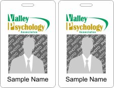 (image for) Valley Psychology Associates Double-Sided Photo ID Badge