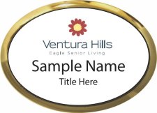 (image for) Ventura Hills Oval Executive Gold Other badge