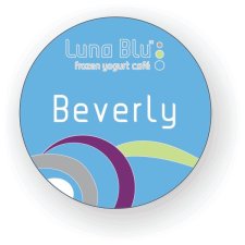 (image for) Very Creative Minds Luna Blu Shaped Badge