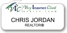 (image for) VIC Realty Shaped White Badge