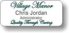 (image for) Village Manor White Badge