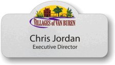 (image for) Villages of Van Buren Silver Shaped Badge