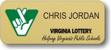 (image for) Virginia Lottery Gold Badge