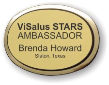 (image for) ViSalus Stars Ambassador Gold Oval Executive Badge