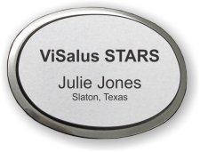 (image for) ViSalus Stars Silver Oval Executive Badge