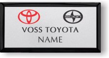 (image for) Voss Toyota Black/Silver Executive Badge