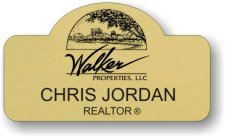 (image for) Walker Properties Gold Shaped Badge