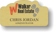 (image for) Walker Real Estate Team Shaped Gold Badge
