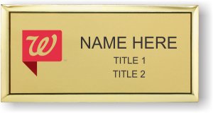 (image for) Walgreens Executive Gold Badge (Style A)