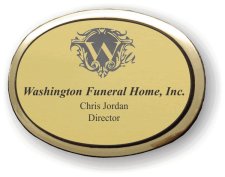 (image for) Washington Funeral Home, Inc. Gold Oval