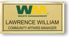(image for) Waste Management Gold Executive Badge