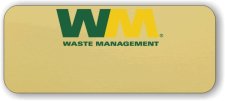 (image for) Waste Management Gold Logo Only Badge