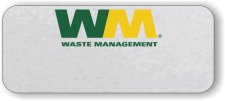 (image for) Waste Management Silver Logo Only Badge