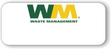 (image for) Waste Management White Logo Only Badge