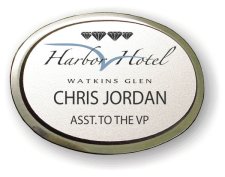 (image for) Watkins Glen Harbor Hotel Executive Oval Silver Badge