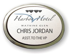 (image for) Watkins Glen Harbor Hotel Executive Oval Silver Badge