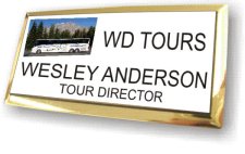 (image for) WD Tours White Gold Frame Executive Badge