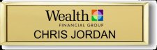 (image for) Wealth Financial Group Small Executive Gold Badge