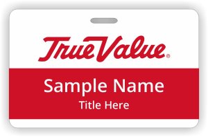 (image for) True Value Horizontal ID Style Badge