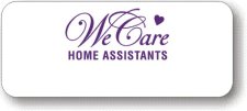 (image for) WeCare Home Assistants White Badge Logo Only