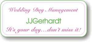 (image for) JJGerhardt Wedding Day Management Badge