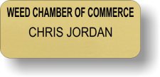 (image for) Weed Chamber of Commerce Gold Badge