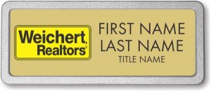 (image for) Weichert Realtors Gold Pebbled Prestige Badge