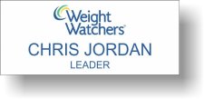 (image for) Weight Watchers White Badge