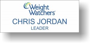 (image for) Weight Watchers White Badge