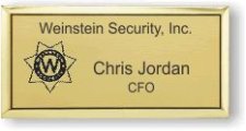 (image for) Weinstein Security, Inc. Executive Gold Badge