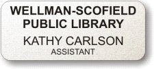 (image for) Wellman-Scofield Library Silver Badge