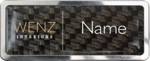 (image for) Wenz Furniture & Design Prestige Polished Carbon Badge