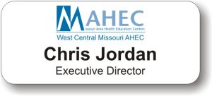 (image for) West Central Missouri AHEC White Badge