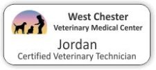 (image for) West Chester Veterinary Medical Center White Badge