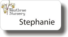 (image for) Westbrae Nursery White Badge