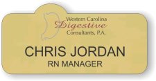 (image for) Western Carolina Digestive Consultants Shaped Gold Badge