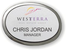 (image for) Westerra Real Estate Group Executive Oval Silver Badge