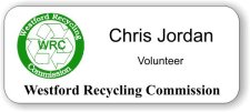 (image for) Westford Recycling Commission White Badge