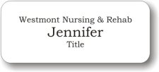 (image for) Westmont Nursing & Rehab White Badge