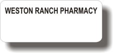 (image for) Weston Ranch Pharmacy White Logo Only Badge