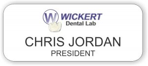 (image for) Wickert Dental Lab White Badge