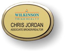(image for) Wilkinson Triad Realty Gold Executive Oval Badge