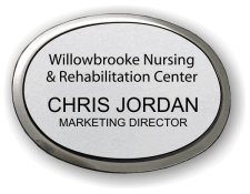 (image for) Willowbrooke Nursing & Rehabilitation Center Silver Oval Executive Badge