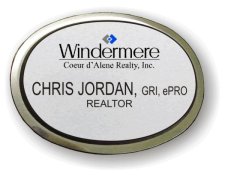 (image for) Windermere - Coer d'Alene Realty Executive Oval Silver Badge