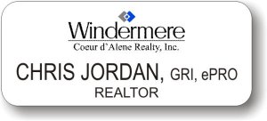 (image for) Windermere - Coer d\'Alene Realty White Badge