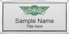 (image for) Wingstop Executive Silver Name Badge
