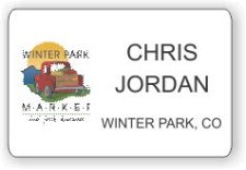 (image for) Winter Park Market White Badge