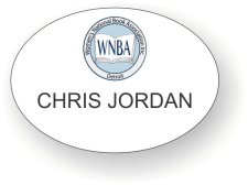 (image for) WNBA White Oval Badge