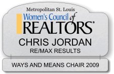 (image for) Women's Council of Realtors Silver Shaped Badge